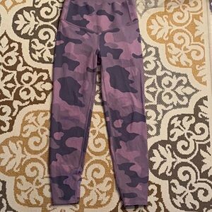 All in Motion Camouflage Leggings in Purple and Black